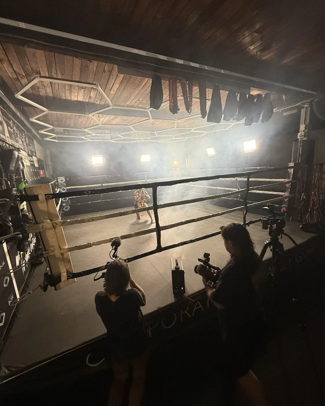 A quiet low-light portrait of a fighter